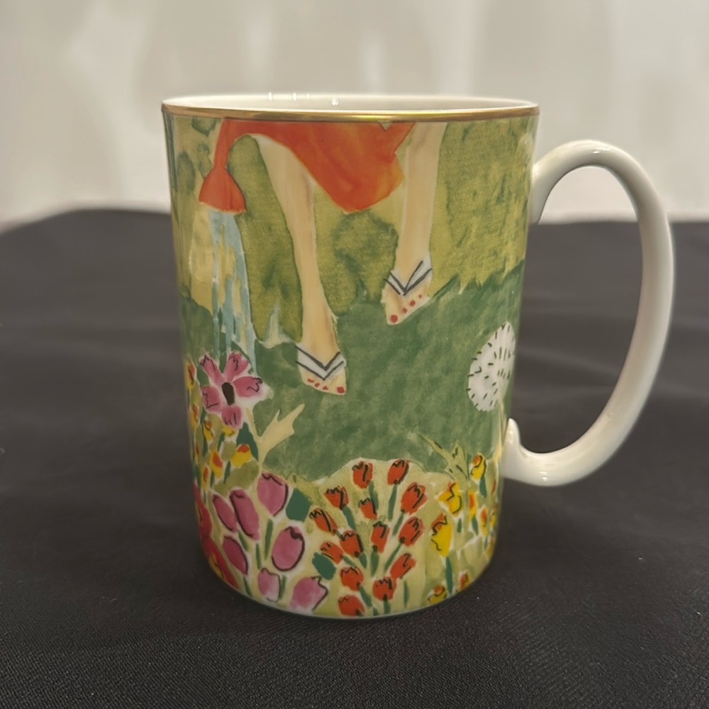 Kate Spade New York Illustrated Collection Garden Variety Mug